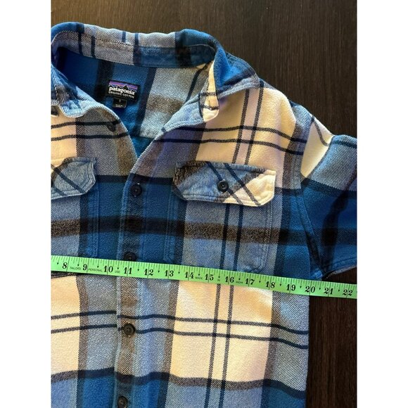 Patagonia Men's Fjord Flannel Long Sleeve Organic Cotton Shirt Size S - Picture 5 of 9